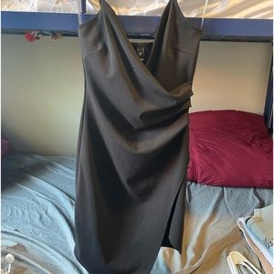 Black cocktail dress